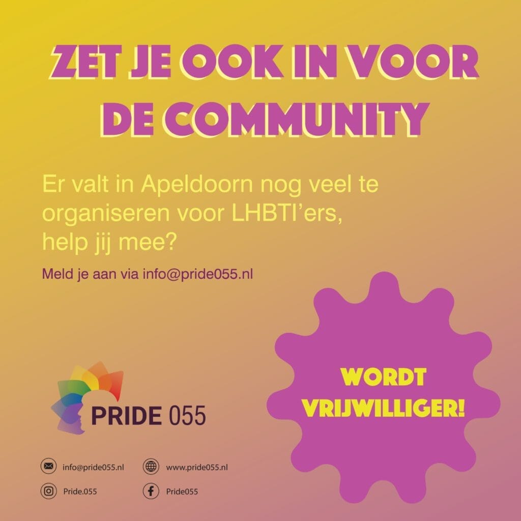 air 20240327 oproep voor community pride-vrijwilligers